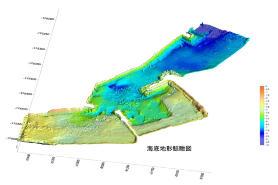 深浅測量作図例